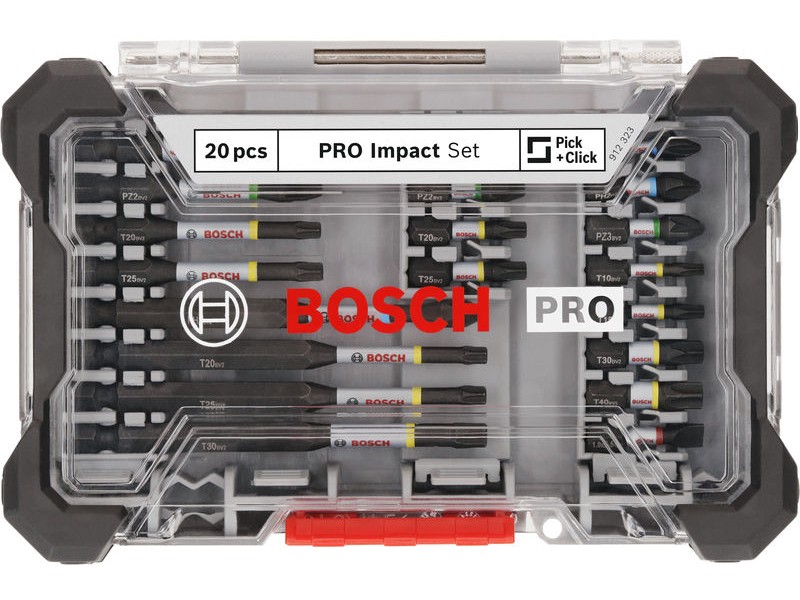 20-delni komplet vijačnih nastavkov Bosch PRO Impact, 2608521U74